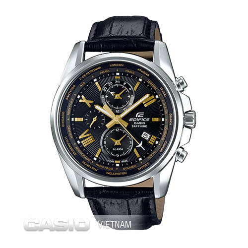 ĐỒNG HỒ CASIO EFB-301JBL-1A Dây da - CHÍNH HÃNG NHẬT BẢN